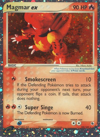 Magmar ex (100/109) [EX: Ruby & Sapphire] | Silver Goblin