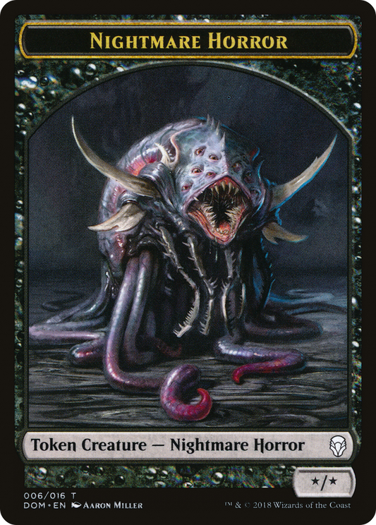 Nightmare Horror Token [Dominaria Tokens]