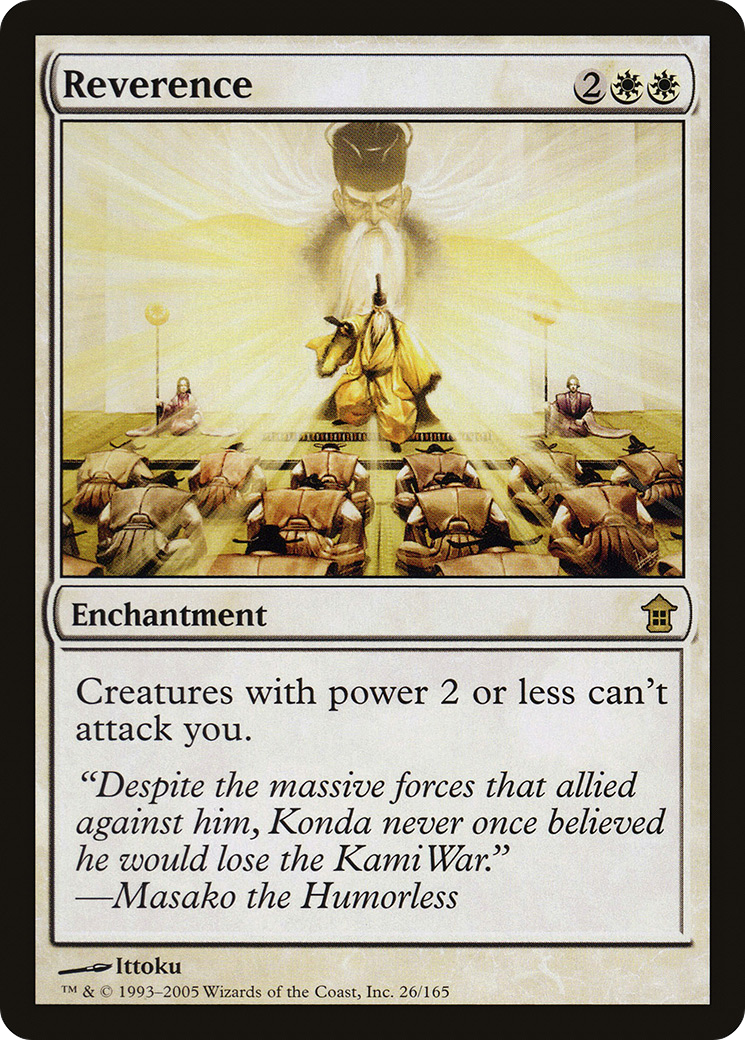 Reverence [Saviors of Kamigawa] Foil