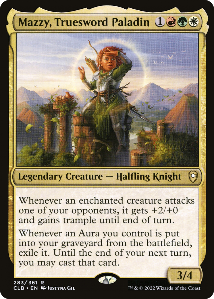 Mazzy, Truesword Paladin [Commander Legends: Battle for Baldur's Gate] | Silver Goblin