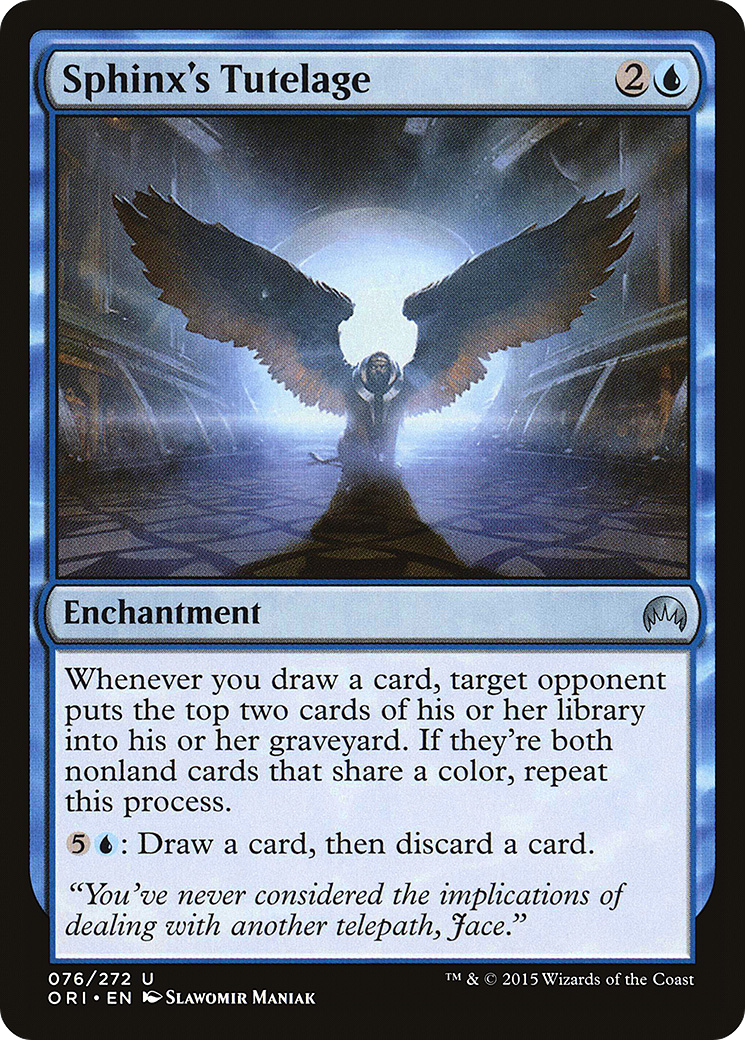 Sphinx's Tutelage [Magic Origins] Foil