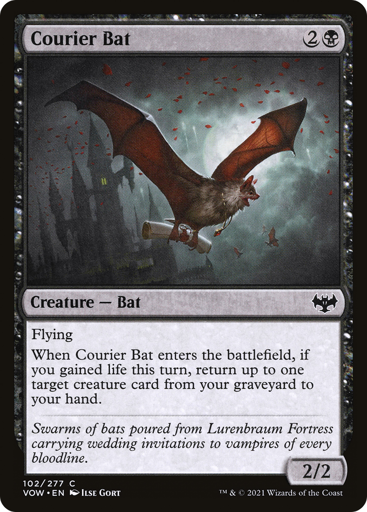 Courier Bat [Innistrad: Crimson Vow] | Silver Goblin