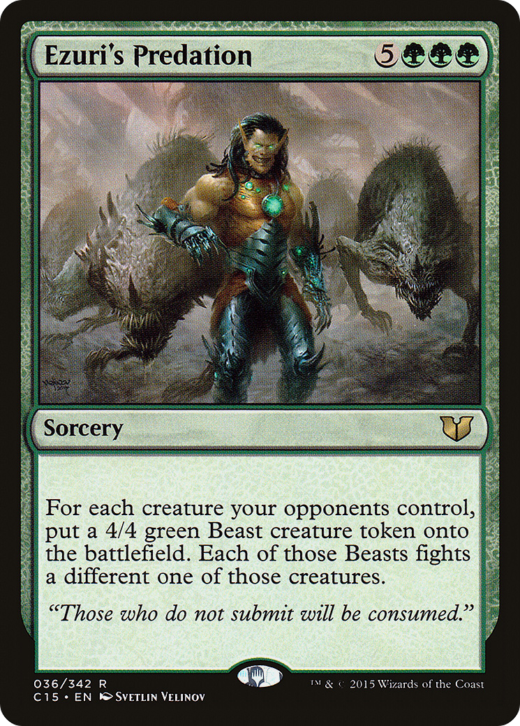 Ezuri's Predation [Commander 2015] | Silver Goblin