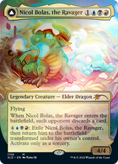 Nicol Bolas, the Ravager // Nicol Bolas, the Arisen (Borderless) [Secret Lair: From Cute to Brute] | Silver Goblin