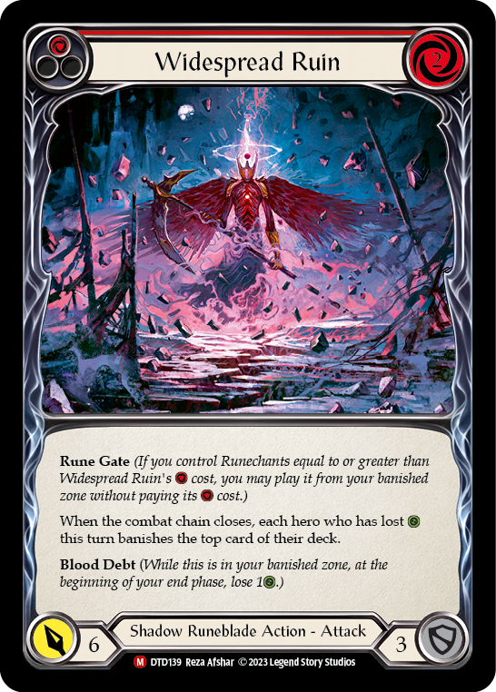 Widespread Ruin [DTD139] (Dusk Till Dawn)  Rainbow Foil | Silver Goblin