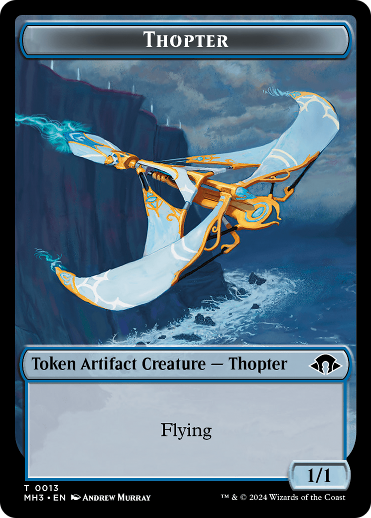 Thopter Token [Modern Horizons 3 Tokens] | Silver Goblin