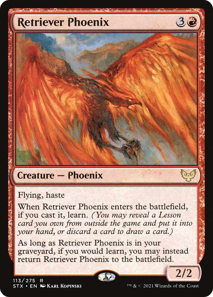 Retriever Phoenix [Strixhaven: School of Mages] | Silver Goblin