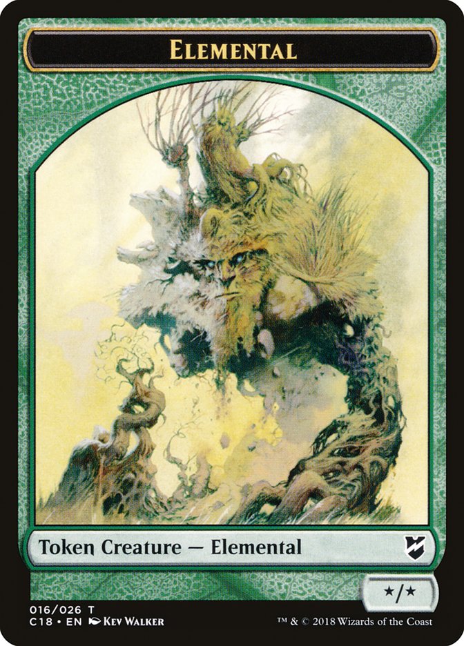 Elemental Token [Commander 2018 Tokens] | Silver Goblin