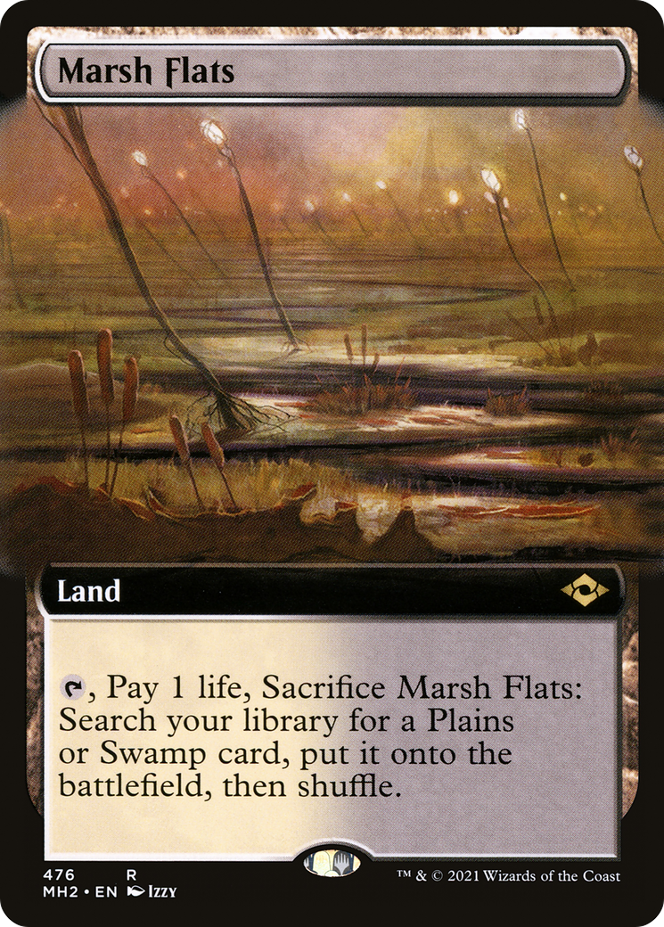 Marsh Flats (Extended Art) [Modern Horizons 2] | Silver Goblin