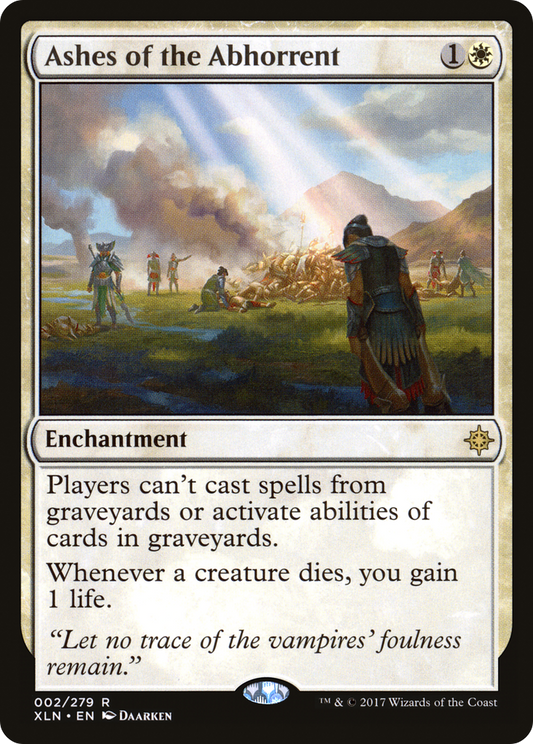 Ashes of the Abhorrent [Ixalan] Foil