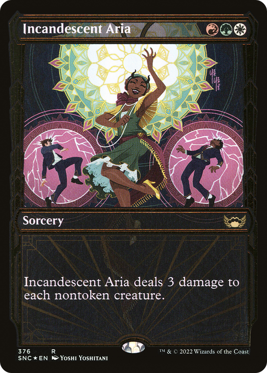 Incandescent Aria (Showcase Golden Age Gilded Foil) [Streets of New Capenna]