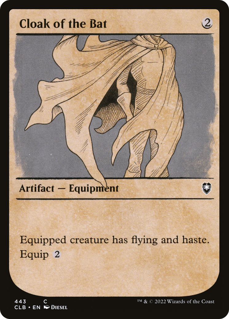 Cloak of the Bat (Showcase) [Commander Legends: Battle for Baldur's Gate]