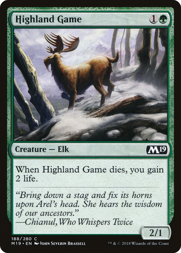 Highland Game [Core Set 2019] | Silver Goblin