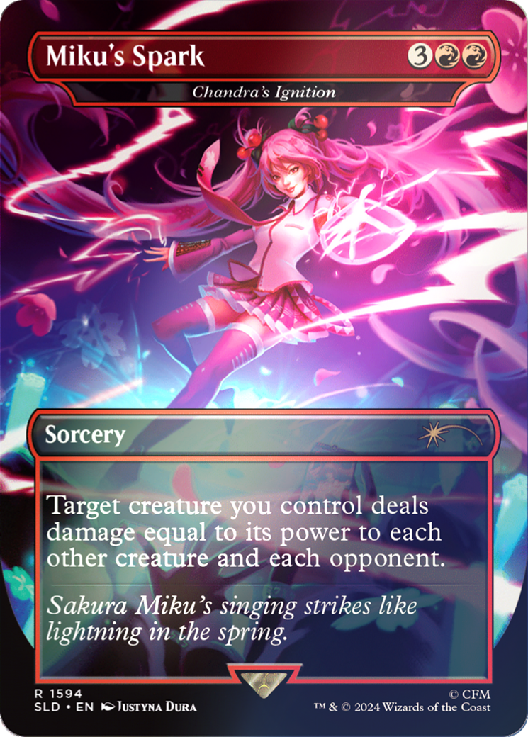 Miku's Spark - Chandra's Ignition (Japanese - Rainbow Foil) [Secret Lair Drop Series] | Silver Goblin