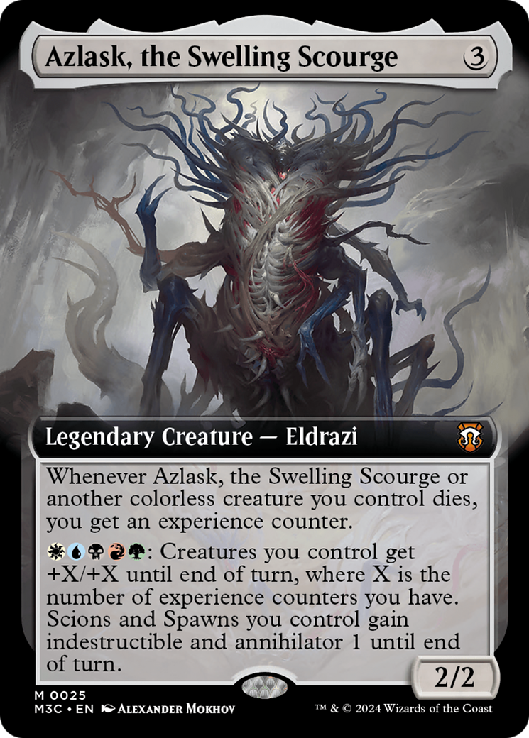 Azlask, the Swelling Scourge (Extended Art) [Modern Horizons 3 Commander] | Silver Goblin