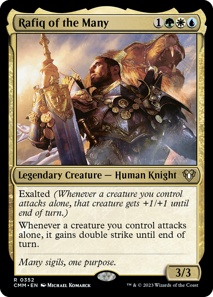 Rafiq of the Many [Commander Masters] | Silver Goblin