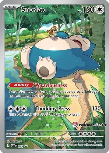 Snorlax (051) (Pokemon Center) [Scarlet & Violet: Black Star Promos] | Silver Goblin