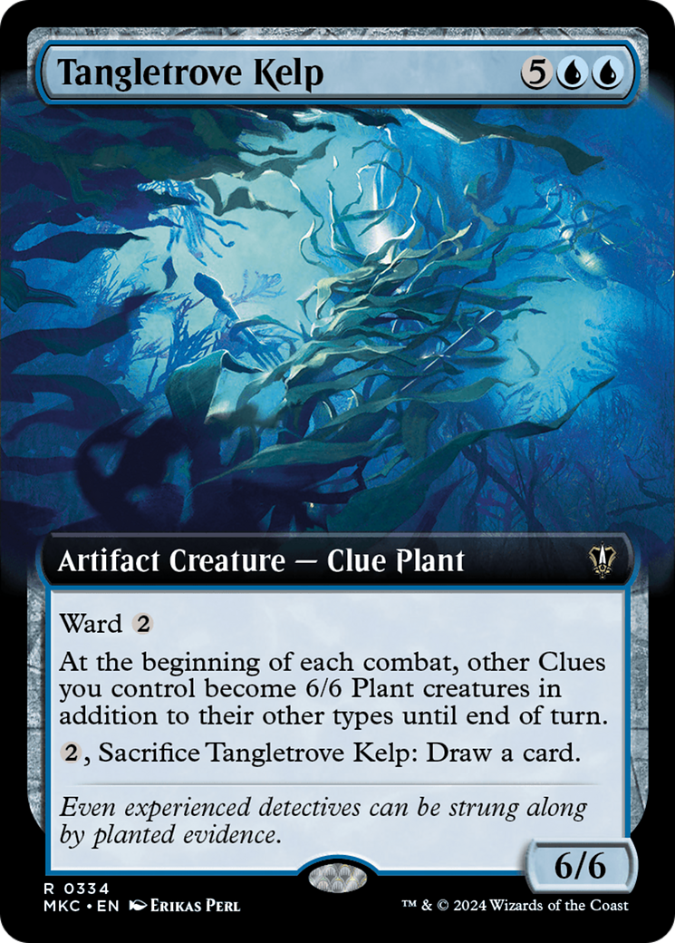 Tangletrove Kelp (Extended Art) [Murders at Karlov Manor Commander] | Silver Goblin