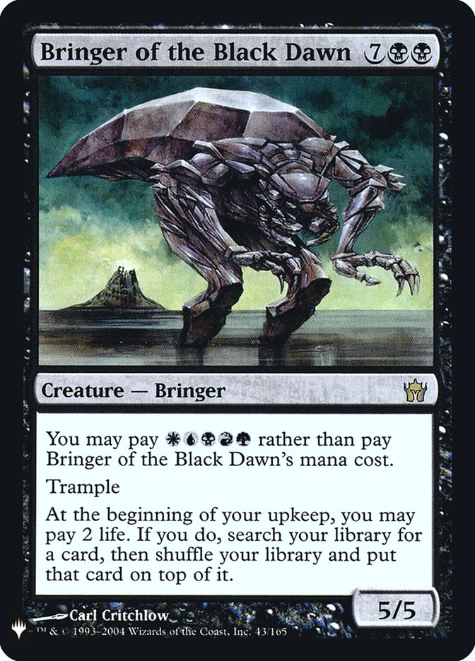 Bringer of the Black Dawn [Mystery Booster] | Silver Goblin