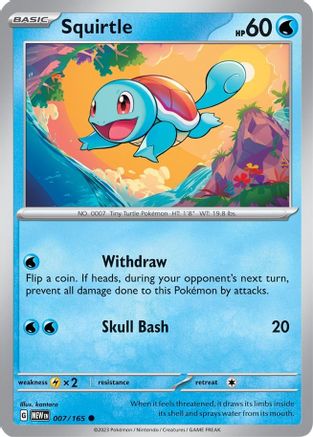 Squirtle (007/165) [Scarlet & Violet 151] | Silver Goblin