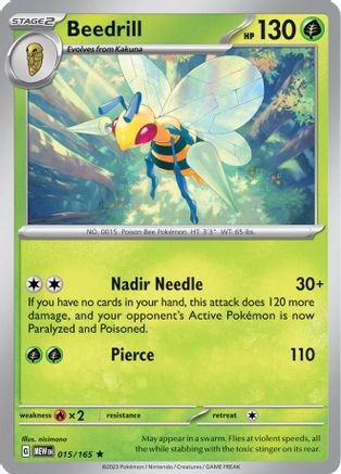 Beedrill (015/165) [Scarlet & Violet 151] | Silver Goblin