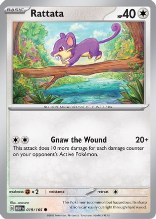 Rattata (019/165) [Scarlet & Violet 151] | Silver Goblin