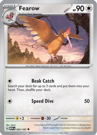 Fearow (022/165) [Scarlet & Violet 151] | Silver Goblin