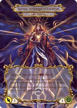 Figment of Erudition // Suraya, Archangel of Erudition (Marvel) (DTD005) Cold Foil - Dusk till Dawn
