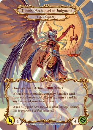 Figment of Judgment // Themis, Archangel of Judgment (Marvel) (DTD006) Cold Foil - Dusk till Dawn