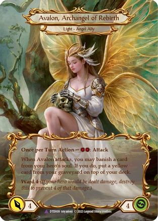 Figment of Rebirth // Avalon, Archangel of Rebirth (Marvel) (DTD009) Cold Foil - Dusk till Dawn