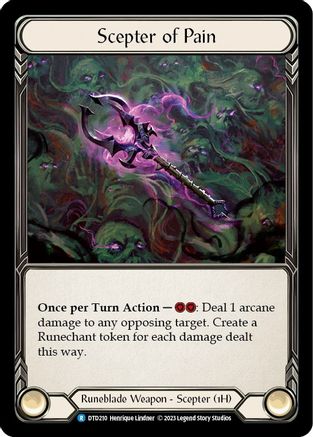 Scepter of Pain (DTD210) Cold Foil - Dusk till Dawn