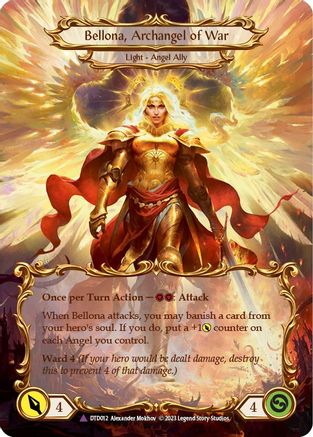 Figment of War // Bellona, Archangel of War (Marvel) (DTD012) Cold Foil - Dusk till Dawn