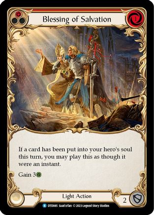 Blessing of Salvation (Red)  (DTD085) - Dusk till Dawn | Silver Goblin