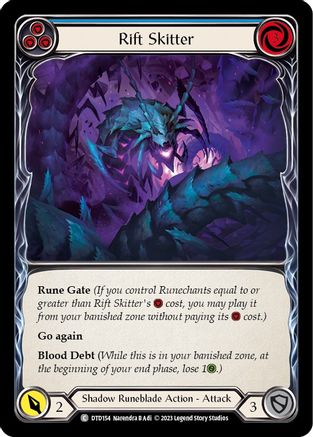 Rift Skitter (Blue)  (DTD154) - Dusk till Dawn | Silver Goblin