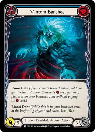 Vantom Banshee (Blue)  (DTD157) - Dusk till Dawn | Silver Goblin