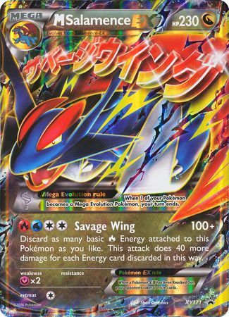 M Salamence EX (XY171) (Jumbo Card) [XY: Black Star Promos] | Silver Goblin