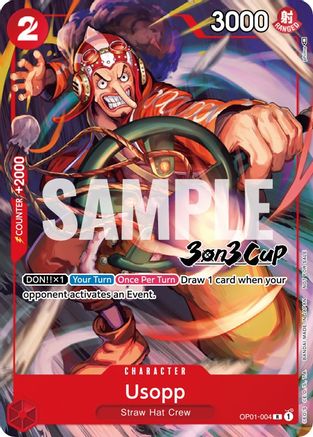 Usopp (3-on-3 Cup) [Participant] (OP01-004)