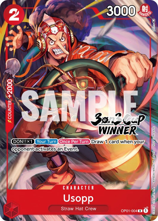 Usopp (3-on-3 Cup) [Winner] (OP01-004)