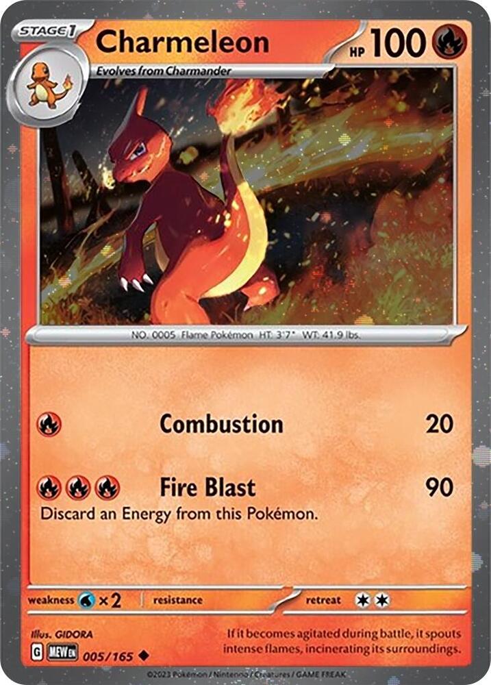 Charmeleon (005) (Cosmos Holo) [Scarlet & Violet: Black Star Promos] | Silver Goblin