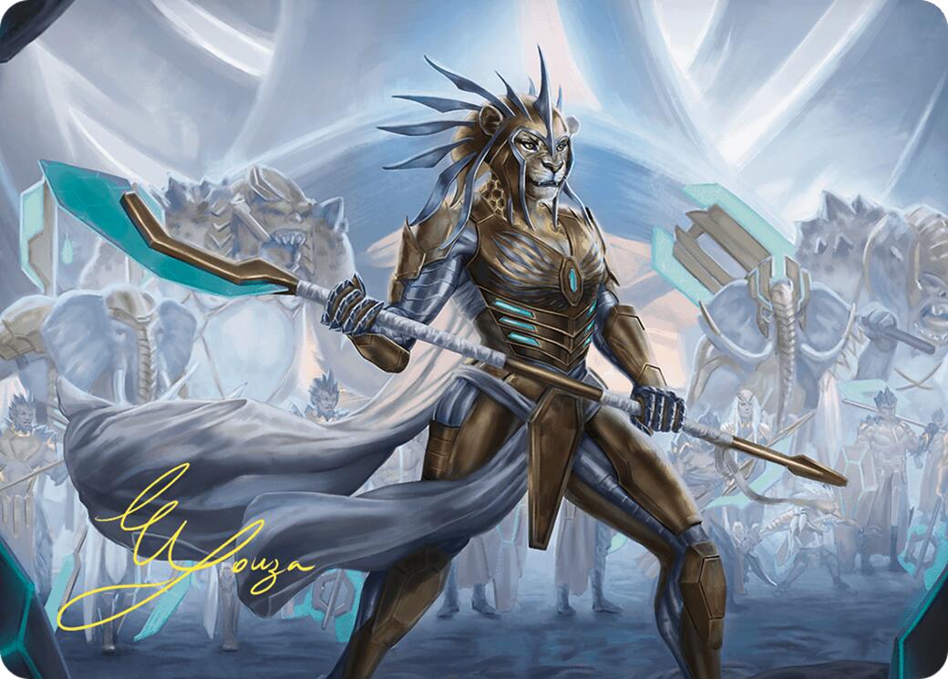 Kemba, Kha Regent Art Card (Gold-Stamped Signature) [Commander Masters Art Series] | Silver Goblin