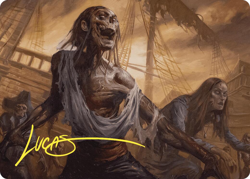 Rise from the Tides Art Card (Gold-Stamped Signature) [Commander Masters Art Series] | Silver Goblin