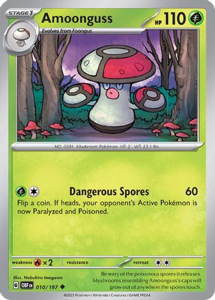 Amoonguss (010/197) [Scarlet & Violet: Obsidian Flames] | Silver Goblin