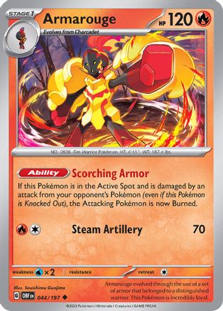 Armarouge (044/197) [Scarlet & Violet: Obsidian Flames] | Silver Goblin