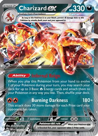 Charizard ex (125/197) [Scarlet & Violet: Obsidian Flames] | Silver Goblin