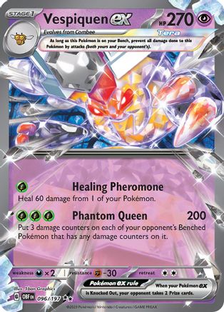 Vespiquen ex (096/197) [Scarlet & Violet: Obsidian Flames] | Silver Goblin