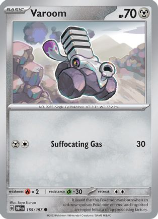 Varoom (155/197) [Scarlet & Violet: Obsidian Flames] | Silver Goblin