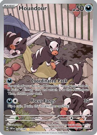 Houndour (204) Holofoil - Obsidian Flames