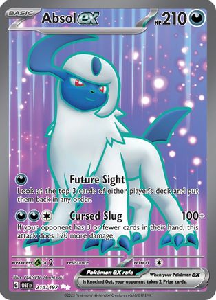Absol ex - 214/197 (214) Holofoil - SV03 Obsidian Flames