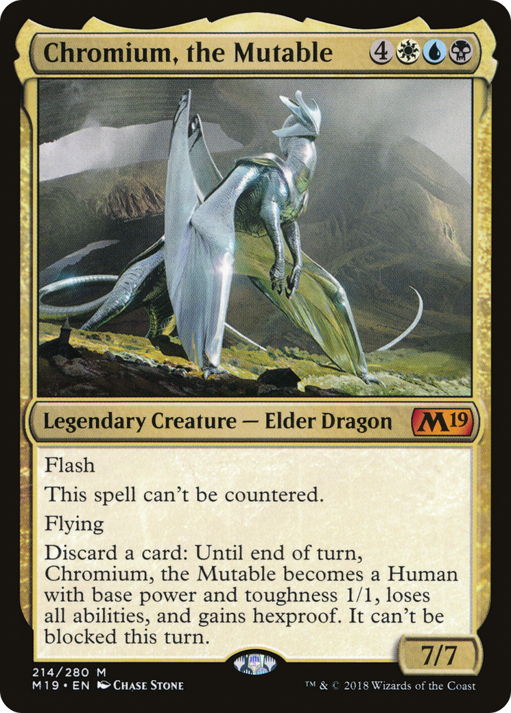 Chromium, the Mutable [Core Set 2019] Foil