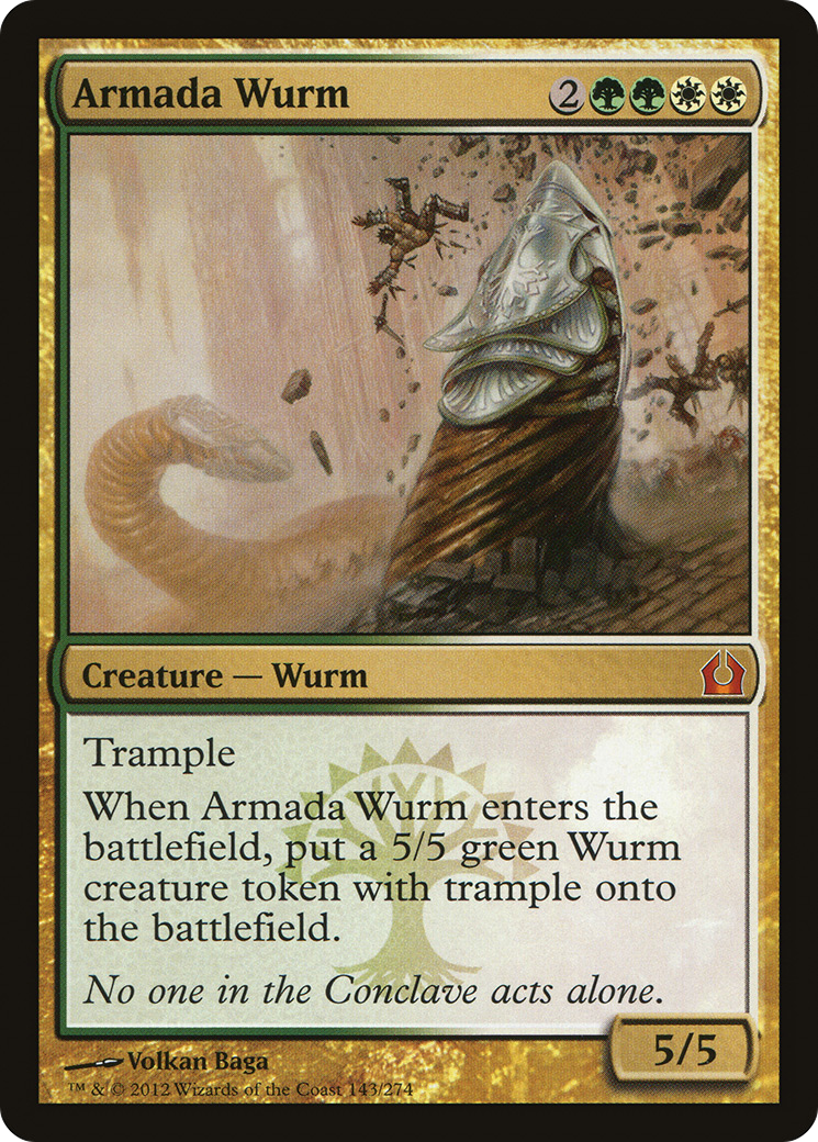 Armada Wurm [Return to Ravnica] | Silver Goblin